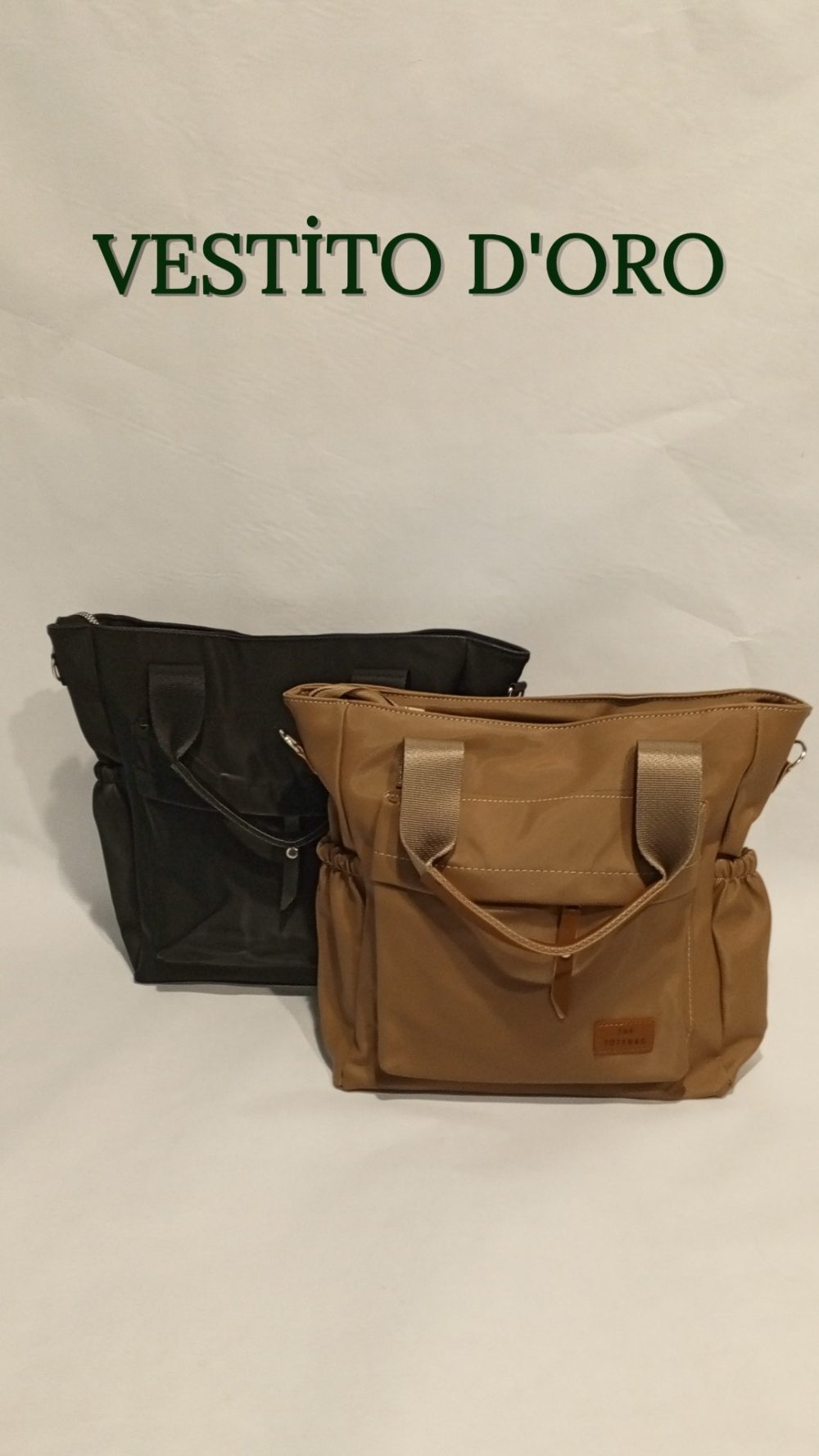 Vestito D’oro Bej Kol Çantası